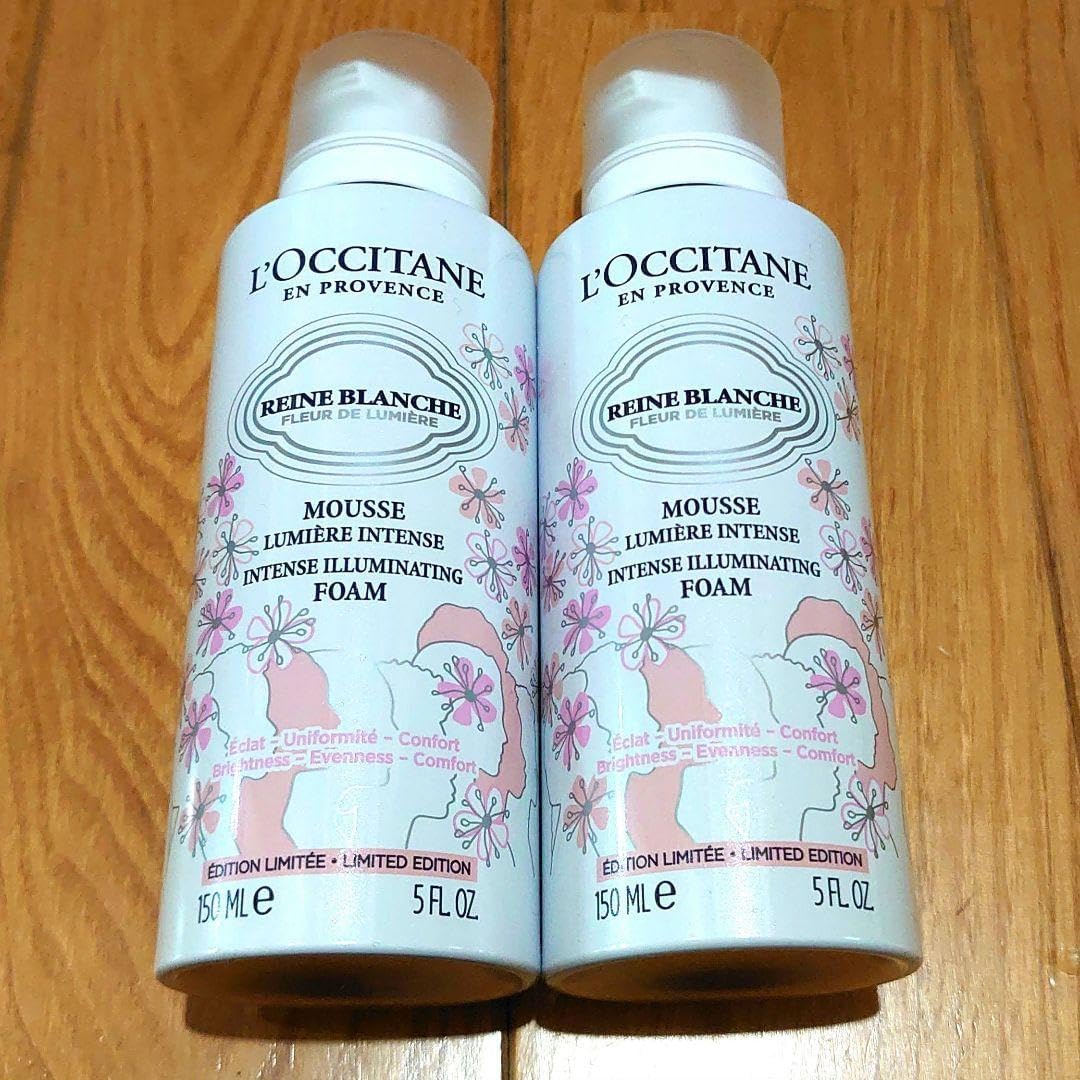 ロクシタン レーヌブランシュ クレンジングフォーム 2本セットデザイン